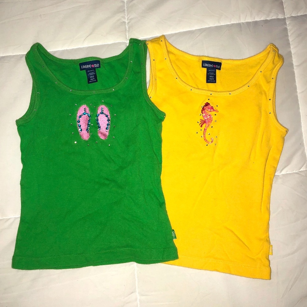 Vintage Limited Too Summer Tanks Set of 2